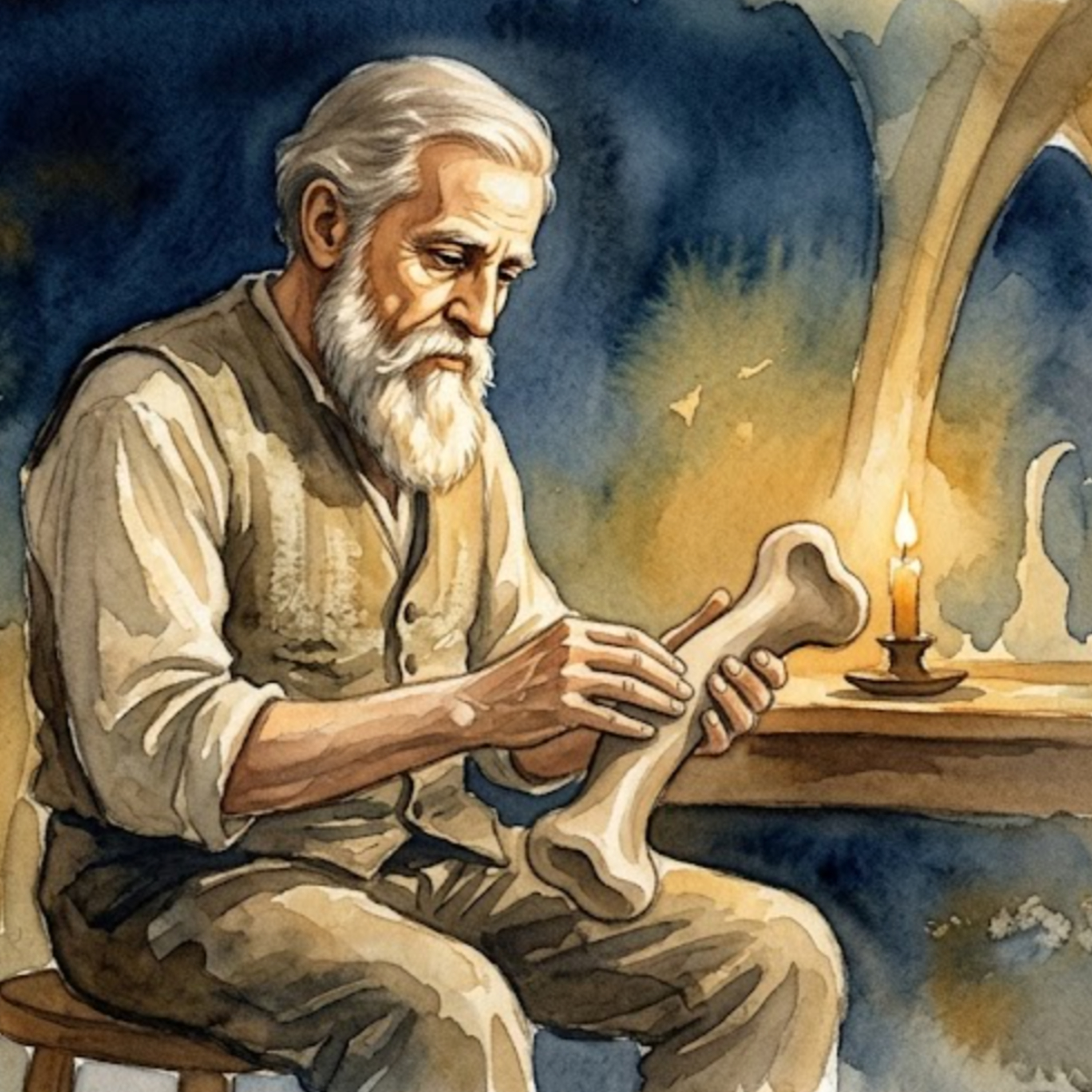 Artwork Antoni Gaudi – Das Formspiel des Tons am Abendhimmel Barcelonas
