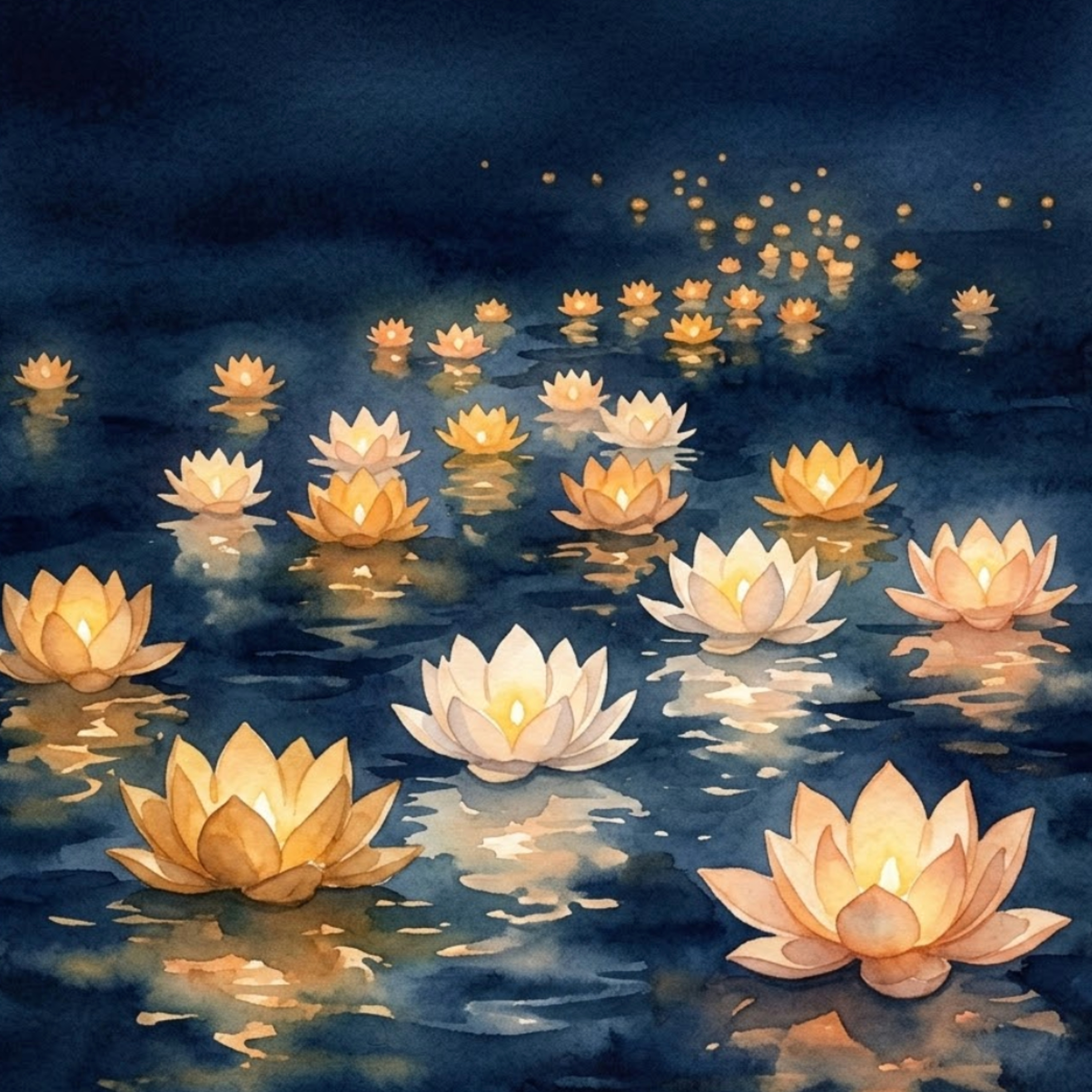 Artwork Hoi An – Wenn die Lotuslaternen den Fluss entzünden