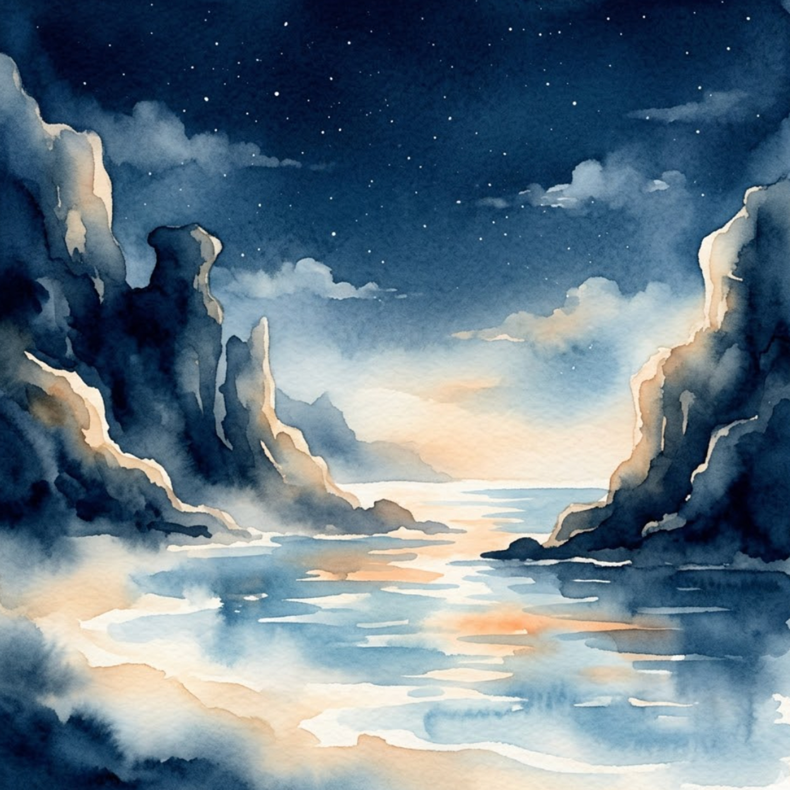 Artwork Lofoten – Wenn die Fischerboote im Abendrot schaukeln